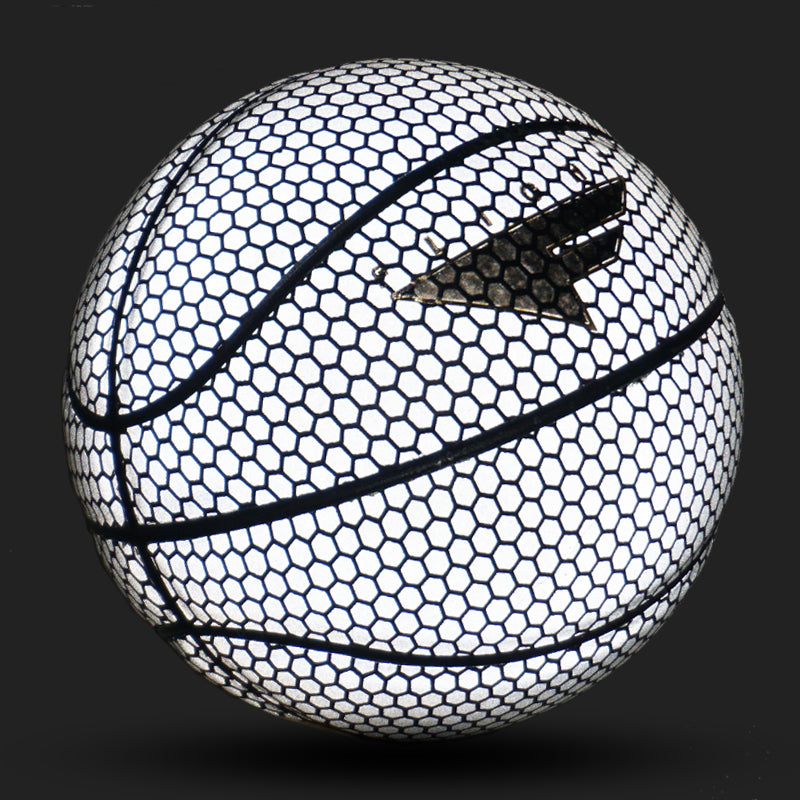 Holographic Glowing Reflective Basketball